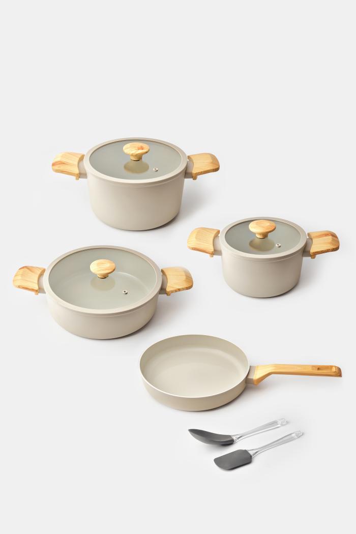 Celine 7 Parça Crystal Tencere ve Tava Seti